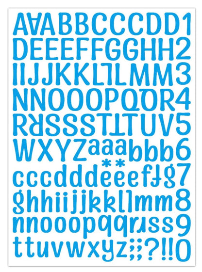 Alphabet stickers